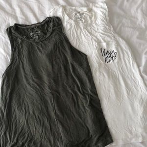 Two American Eagle tank top